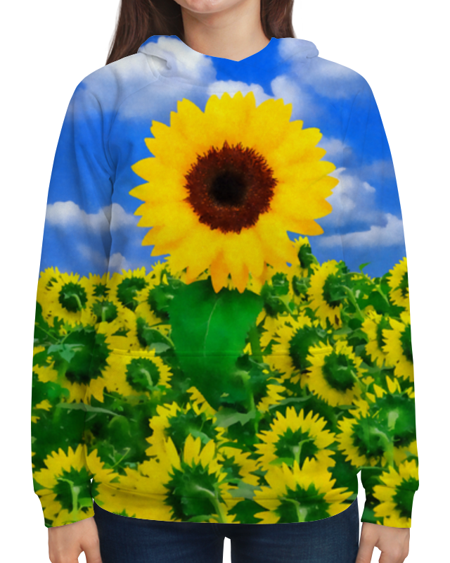 Printio Толстовка с полной запечаткой Солнечный цветок