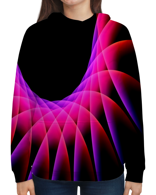 Printio Толстовка с полной запечаткой Узор красок