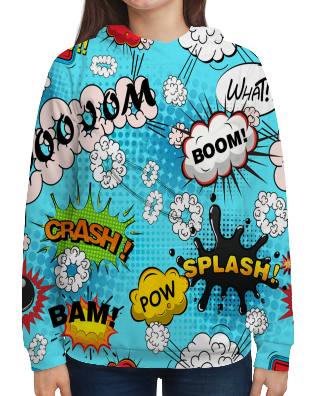 printio футболка с полной запечаткой для девочек boom bang Printio Толстовка с полной запечаткой Boom bang