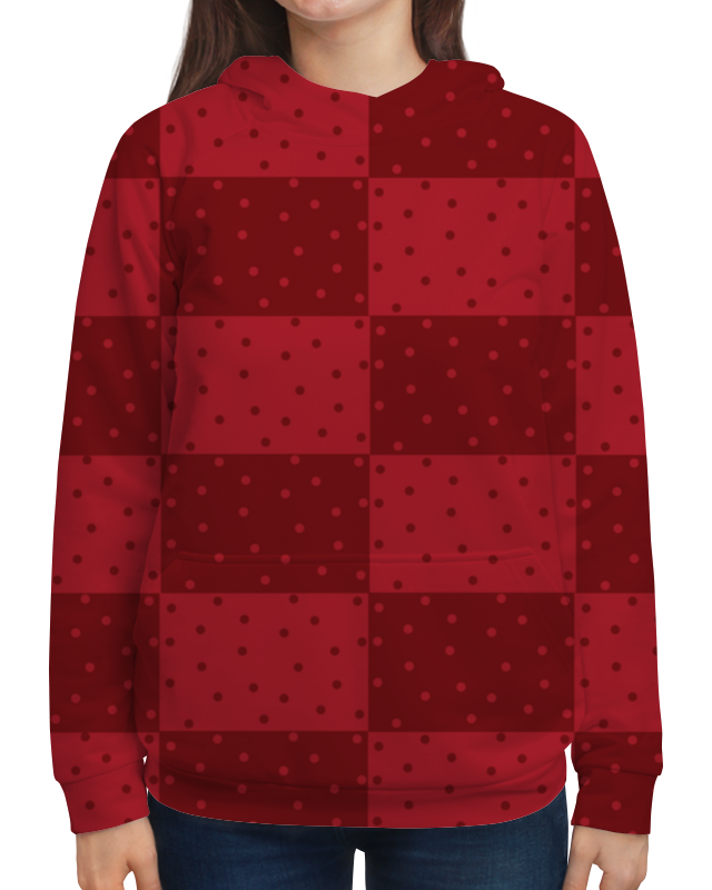Printio Толстовка с полной запечаткой Красный геометрический узор printio толстовка с полной запечаткой прямоугольники