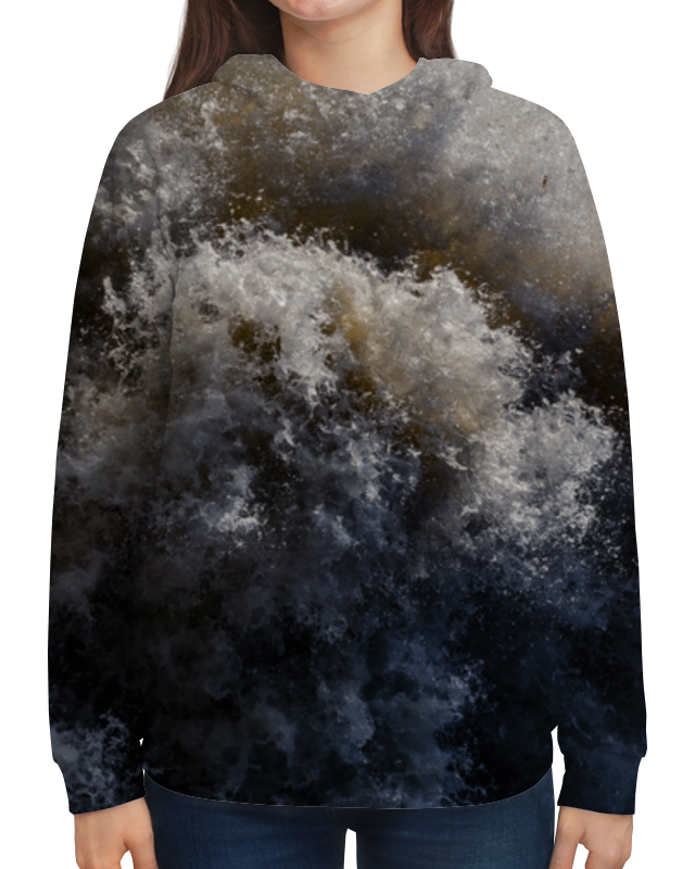 Printio Толстовка с полной запечаткой Брызги водопада мёрчисон
