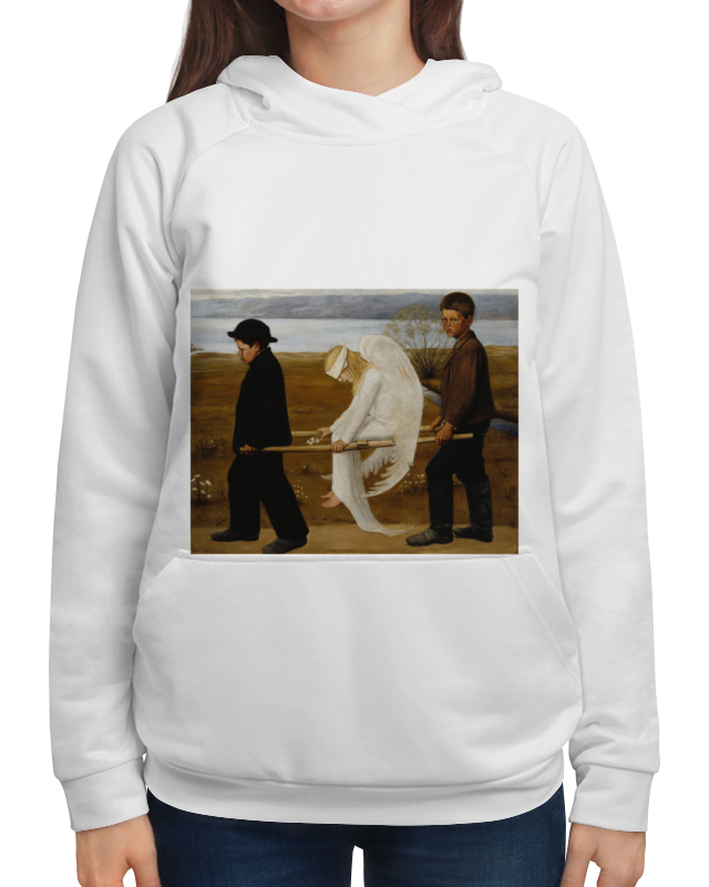 Printio Толстовка с полной запечаткой Раненый ангел (хуго симберг) printio футболка с полной запечаткой женская раненый ангел хуго симберг