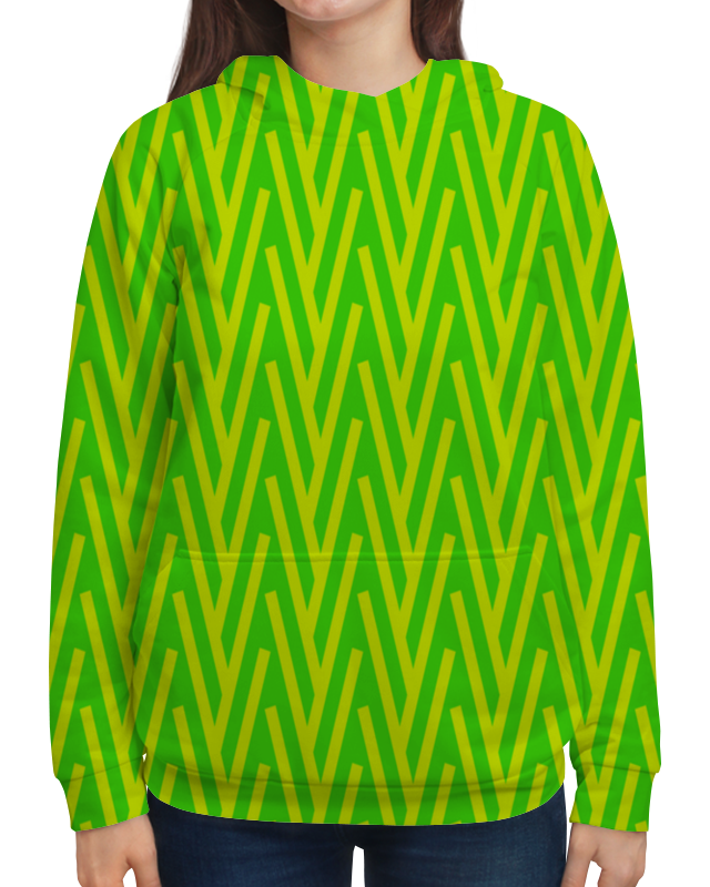 Printio Толстовка с полной запечаткой Желто-зеленый узор printio толстовка с полной запечаткой желто зеленый узор
