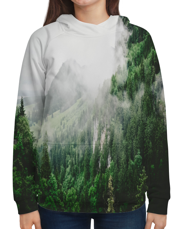 Printio Толстовка с полной запечаткой Туманные горы printio футболка с полной запечаткой для мальчиков туманные горы