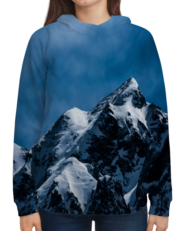 Printio Толстовка с полной запечаткой Снег в горах printio свитшот мужской с полной запечаткой снег в горах