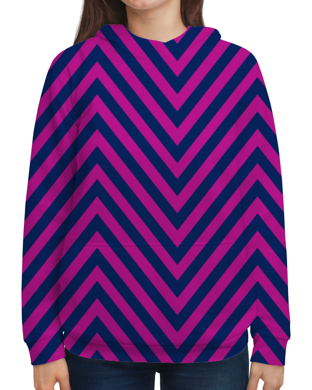 Printio Толстовка с полной запечаткой Фиолетовые полосы printio футболка с полной запечаткой для девочек фиолетовые полосы
