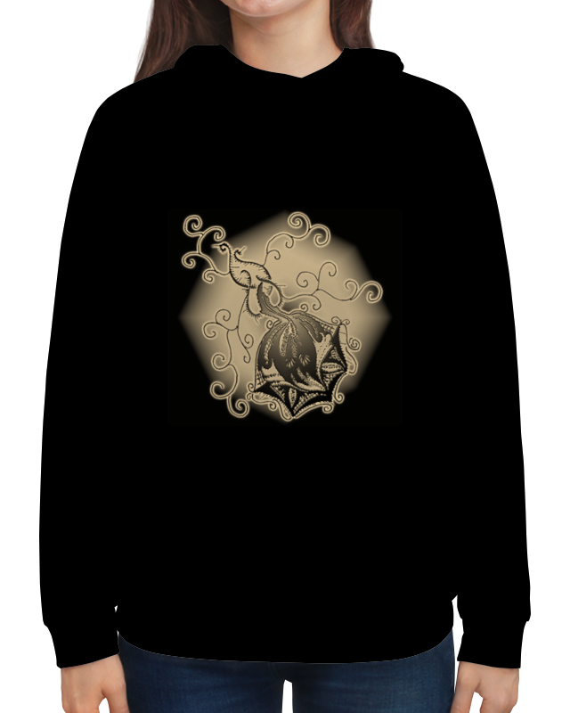 Printio Толстовка с полной запечаткой Ажурная роза (сепия) printio футболка с полной запечаткой мужская ккк сепия