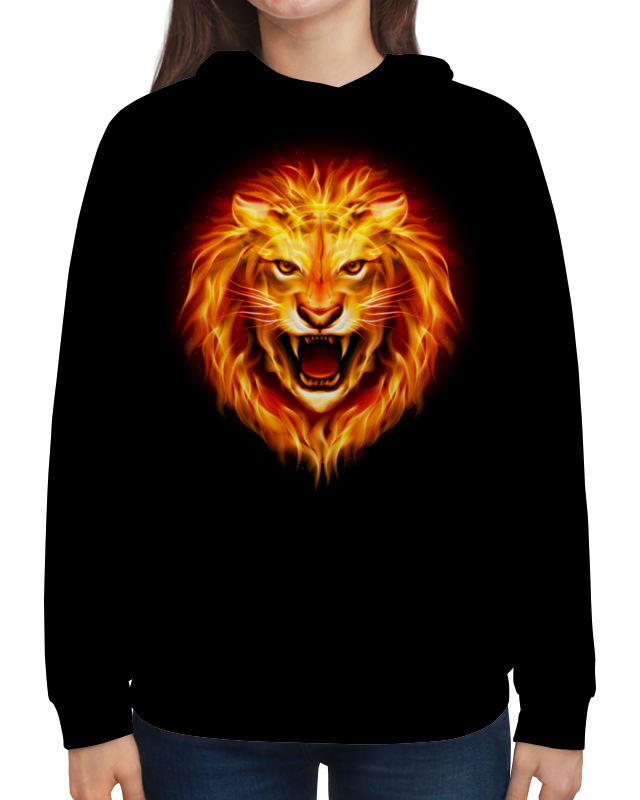 Printio Толстовка с полной запечаткой Огненный лев printio толстовка с полной запечаткой огненный лев