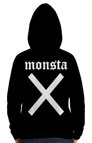 Заказать толстовку в Москве. Толстовка с полной запечаткой Monsta X от geekbox - готовые дизайны и нанесение принтов.