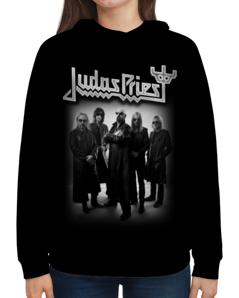 Заказать толстовку в Москве. Толстовка с полной запечаткой Judas Priest от geekbox - готовые дизайны и нанесение принтов.