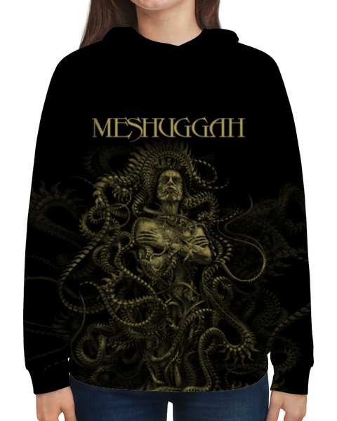 Заказать толстовку в Москве. Толстовка с полной запечаткой Meshuggah от geekbox - готовые дизайны и нанесение принтов.