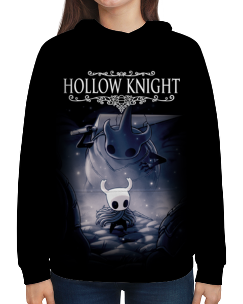 Заказать толстовку в Москве. Толстовка с полной запечаткой Hollow Knight от geekbox - готовые дизайны и нанесение принтов.