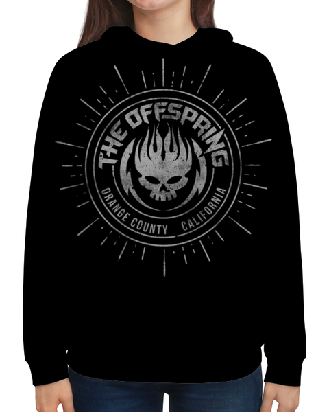 Заказать толстовку в Москве. Толстовка с полной запечаткой The Offspring от geekbox - готовые дизайны и нанесение принтов.