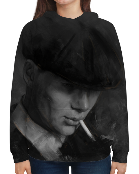 Заказать толстовку в Москве. Толстовка с полной запечаткой Tommy Shelby - Острые козырьки от Дана Столыпина - готовые дизайны и нанесение принтов.