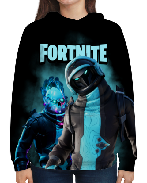 Заказать толстовку в Москве. Толстовка с полной запечаткой FORTNITE от geekbox - готовые дизайны и нанесение принтов.