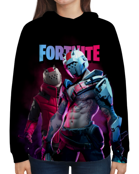 Заказать толстовку в Москве. Толстовка с полной запечаткой FORTNITE от geekbox - готовые дизайны и нанесение принтов.