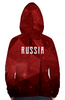 Заказать толстовку в Москве. Толстовка с полной запечаткой   Герб России от THE_NISE  - готовые дизайны и нанесение принтов.
