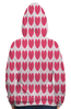 Заказать толстовку в Москве. Толстовка с полной запечаткой Розовое сердце от THE_NISE  - готовые дизайны и нанесение принтов.