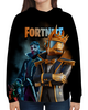 Заказать толстовку в Москве. Толстовка с полной запечаткой FORTNITE от geekbox - готовые дизайны и нанесение принтов.