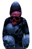 Заказать толстовку в Москве. Толстовка с полной запечаткой Red Skull от Дана Столыпина - готовые дизайны и нанесение принтов.