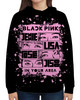 Заказать толстовку в Москве. Толстовка с полной запечаткой BLACKPINK от geekbox - готовые дизайны и нанесение принтов.