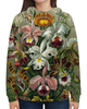 Заказать толстовку в Москве. Толстовка с полной запечаткой Орхидеи (Orchideae, Ernst Haeckel) от Apfelbaum - готовые дизайны и нанесение принтов.