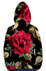 Заказать толстовку в Москве. Толстовка с полной запечаткой Rose Low Poly vector от natulia_hatulia@yahoo.com - готовые дизайны и нанесение принтов.