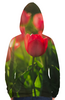 Заказать толстовку в Москве. Толстовка с полной запечаткой Тюльпаны от FireFoxa - готовые дизайны и нанесение принтов.