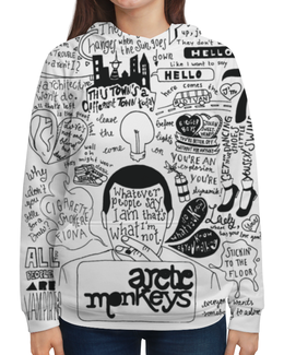 Заказать толстовку в Москве. Толстовка с полной запечаткой Arctic Monkeys от geekbox - готовые дизайны и нанесение принтов.