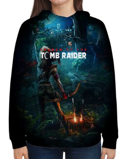 Заказать толстовку в Москве. Толстовка с полной запечаткой Tomb Raider от THE_NISE  - готовые дизайны и нанесение принтов.