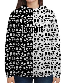 Заказать толстовку в Москве. Толстовка с полной запечаткой Marshmello Fortnite от THE_NISE  - готовые дизайны и нанесение принтов.