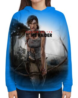 Заказать толстовку в Москве. Толстовка с полной запечаткой Tomb Raider от THE_NISE  - готовые дизайны и нанесение принтов.