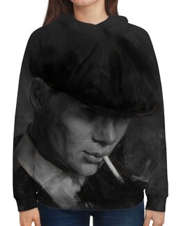 Заказать толстовку в Москве. Толстовка с полной запечаткой Tommy Shelby - Острые козырьки от Дана Столыпина - готовые дизайны и нанесение принтов.