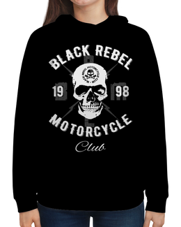 Заказать толстовку в Москве. Толстовка с полной запечаткой Black Rebel Motorcycle Club от geekbox - готовые дизайны и нанесение принтов.