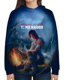 Заказать толстовку в Москве. Толстовка с полной запечаткой Tomb Raider от THE_NISE  - готовые дизайны и нанесение принтов.