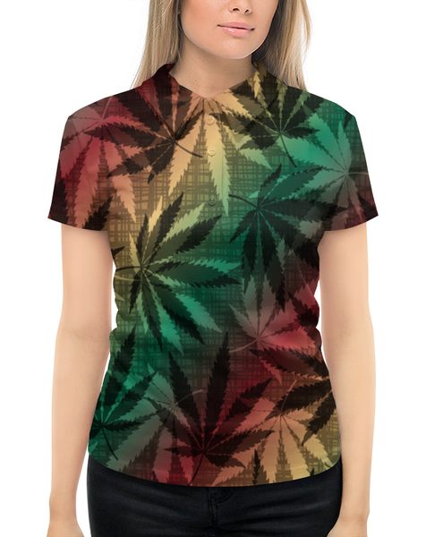 Рубашка с рисунком конопля марихуана с кокаином