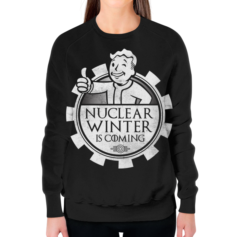 Printio Свитшот женский с полной запечаткой Fallout. nuclear winter is coming printio футболка классическая fallout nuclear winter is coming
