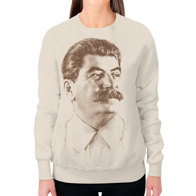 Printio Свитшот женский с полной запечаткой Сталин printio свитшот женский с полной запечаткой сталин я вернусь