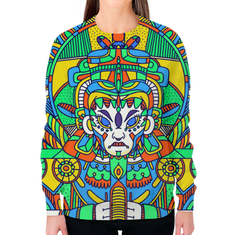 Printio Свитшот женский с полной запечаткой Mexican design футболка с полной запечаткой женская printio mexican design