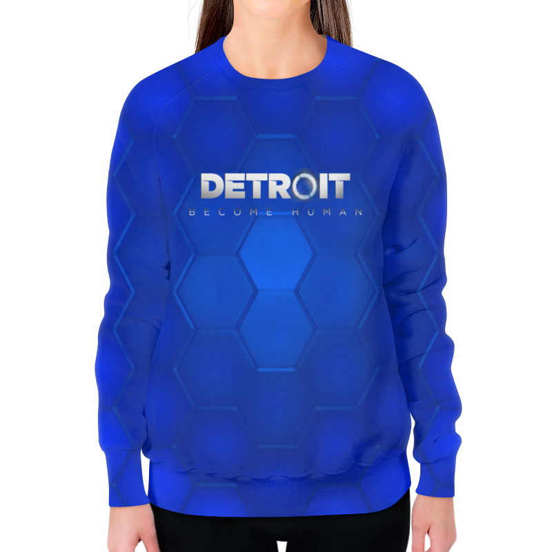 Printio Свитшот женский с полной запечаткой Detroit become human