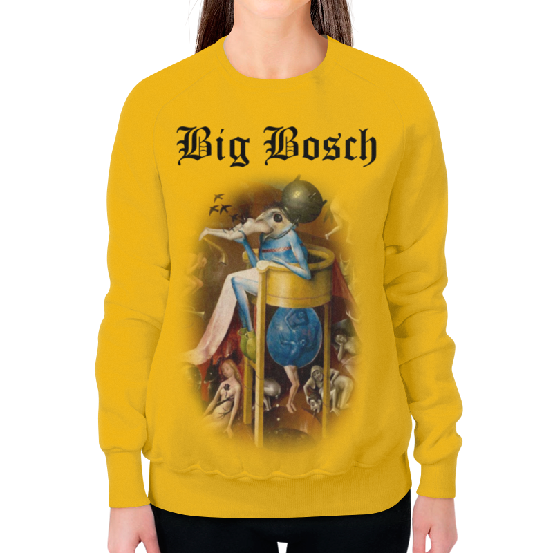 Printio Свитшот женский с полной запечаткой Big bosch printio футболка с полной запечаткой женская сад земных наслаждений