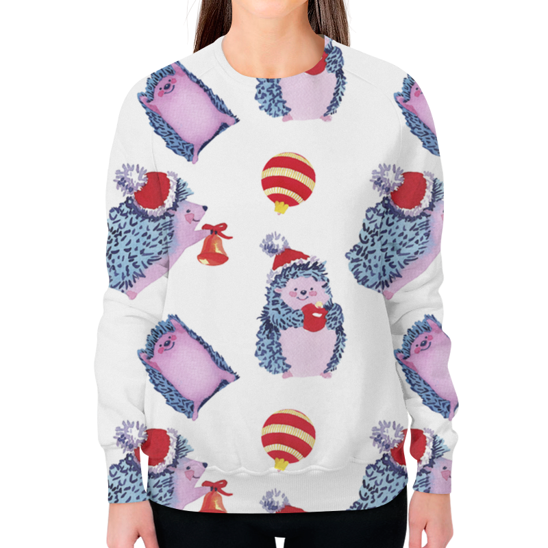 Printio Свитшот женский с полной запечаткой Новый год
