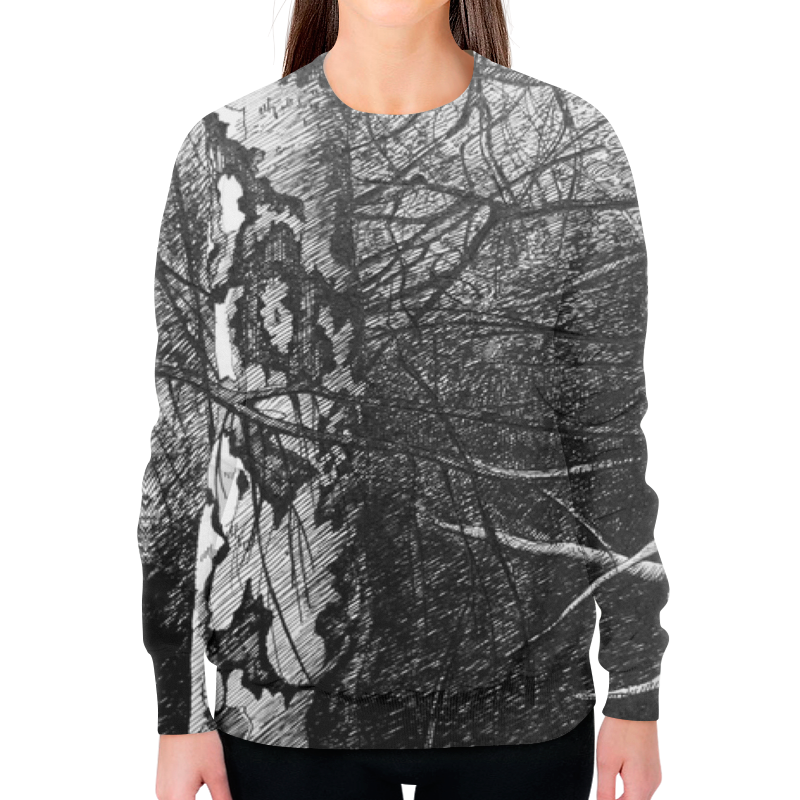Printio Свитшот женский с полной запечаткой уральский лес printio футболка с полной запечаткой для девочек уральский лес