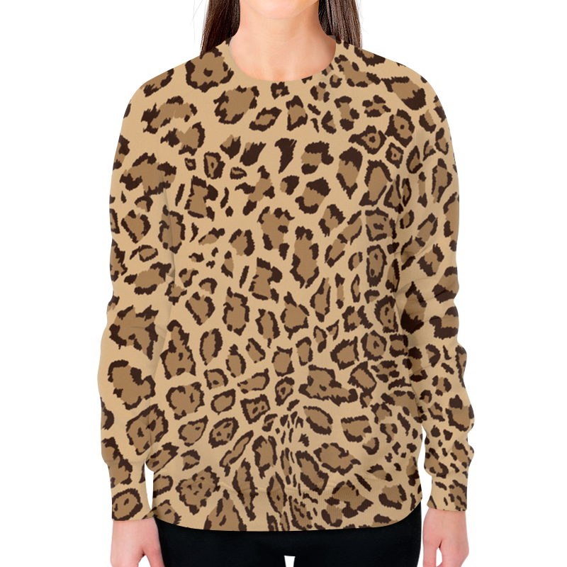 Printio Свитшот женский с полной запечаткой Леопард printio свитшот мужской с полной запечаткой леопард