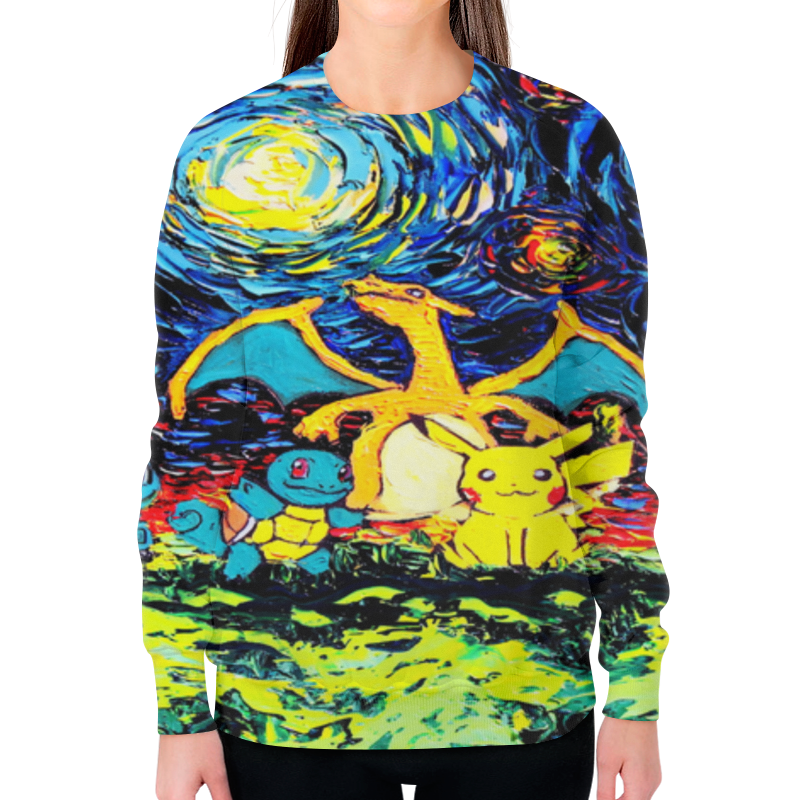 Printio Свитшот женский с полной запечаткой Van gogh