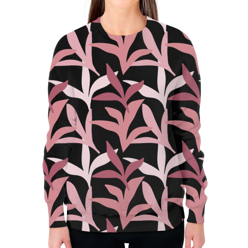 Printio Свитшот женский с полной запечаткой Листва