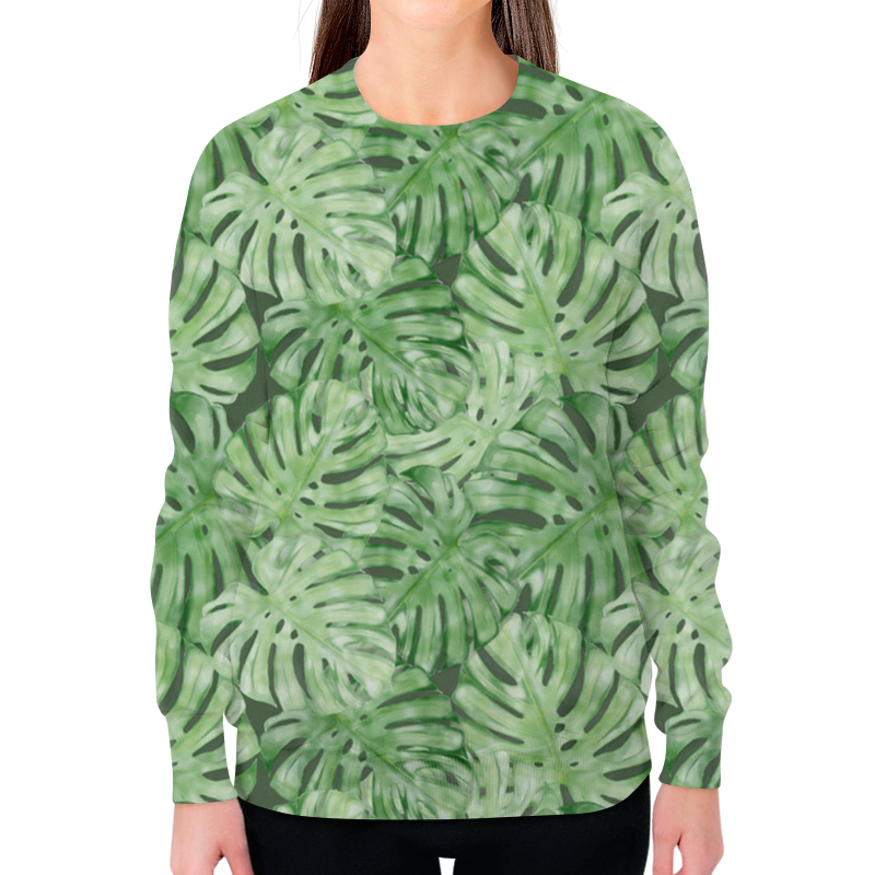 Printio Свитшот женский с полной запечаткой Тропики