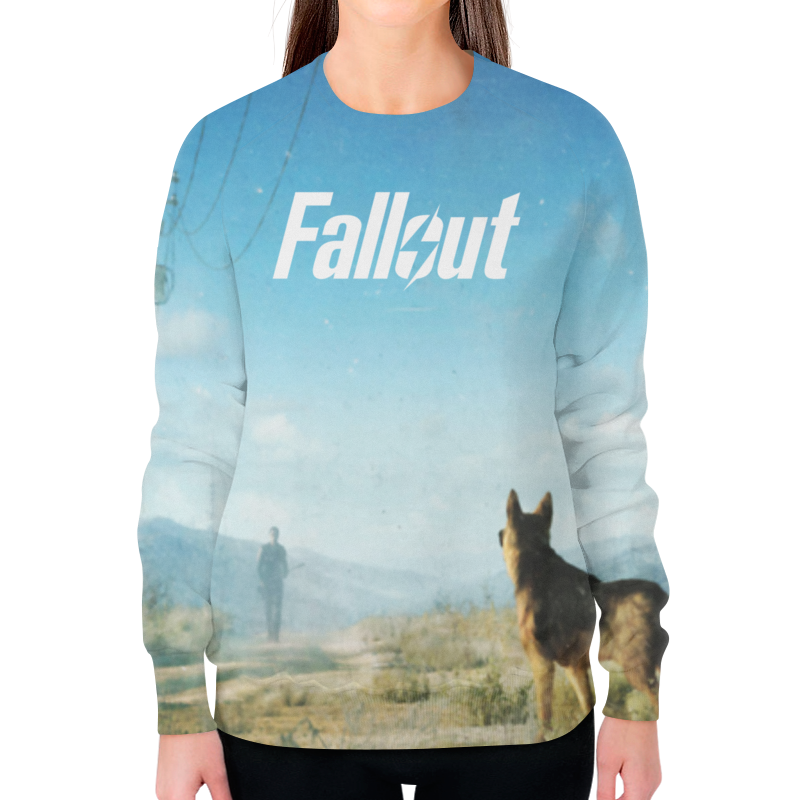printio свитшот женский с полной запечаткой fallout Printio Свитшот женский с полной запечаткой Fallout