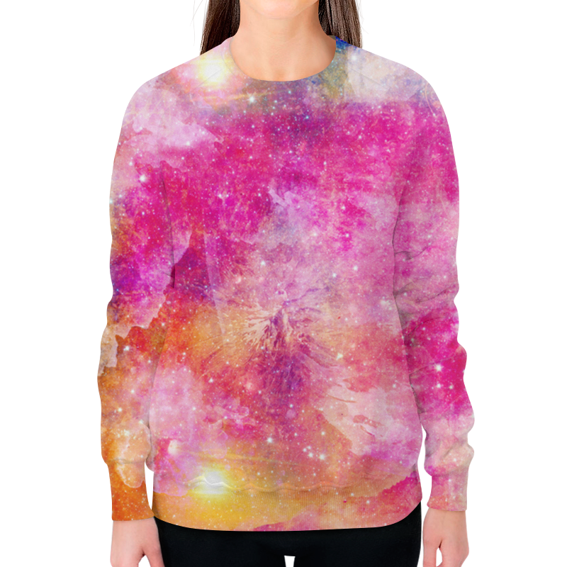 Printio Свитшот женский с полной запечаткой Космос
