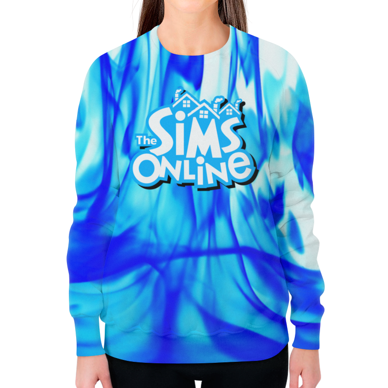 Printio Свитшот женский с полной запечаткой Sims online printio трусы мужские с полной запечаткой sims online